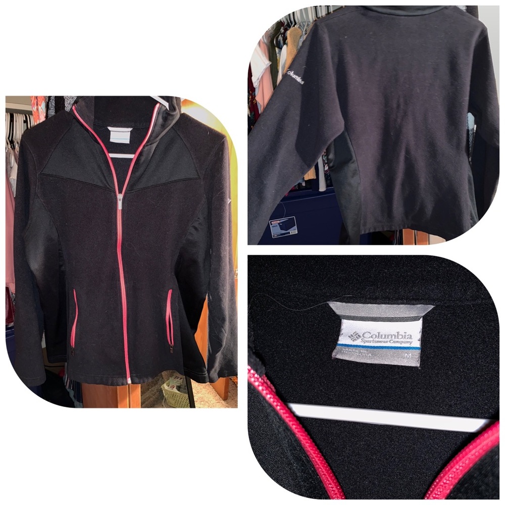 Columbia fleece zip up jacket
